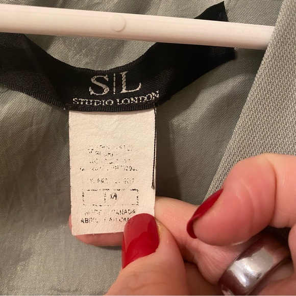 Studio London Sage Green Cocktail Dress - Picture 4 of 4